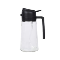 2 in 1 Olive Oil Dispenser Bottle New Design Oil Sprayer for Cooking 470 Ml Dual-Purpose Glass Oil Spray Bottle