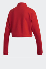Adidas Originals Women's Cropped Sweatshirt Red