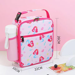 Lkw Ogechi Insulated Kids Lunch Bag with Side Pocket – Leakproof, Portable Thermal Lunch Box to Keep Food Fresh for School, Picnic, and Outdoor Use