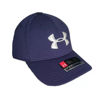 Under Armour Men's Blitzing Stretch Fit Cap, Academy/White, Large/X-Large